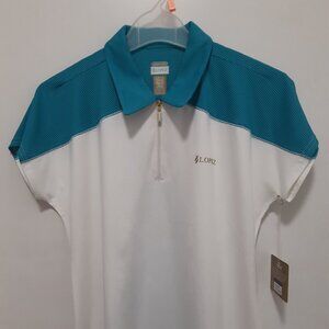 Nancy Lopez Desert Dry Ladies Golf Polo shirt Size L